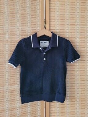 Old Navy Navy Polo with White Trim for Kids